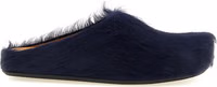 Blue Calfskin Mules 1