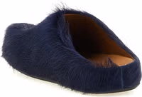 Blue Calfskin Mules 3