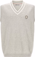Gray Cotton Sleeveles Sweater 1