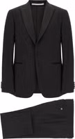 Black Wool Two-Piece Suit 1