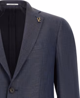 Blue Viscose Blazer 3