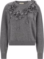 Gray Virgin Wool Cardigan 1