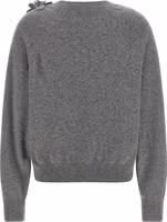 Gray Virgin Wool Cardigan 2