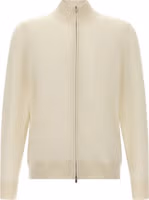 White Virgin Wool Cardigan 1