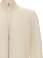 White Virgin Wool Cardigan 3