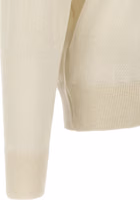 White Virgin Wool Cardigan 4