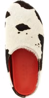 Multicolor Calfskin Clogs 4