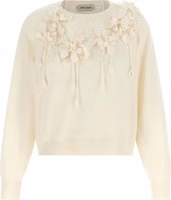 White Virgin Wool Cardigan 1