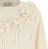 White Virgin Wool Cardigan 3
