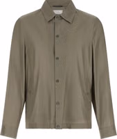 Bicolor Silk Full-Length Jacket 1