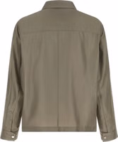 Bicolor Silk Full-Length Jacket 2