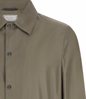 Bicolor Silk Full-Length Jacket 3