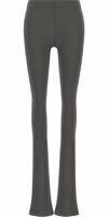 Gray Cotton Flared Pants 1