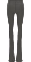 Gray Cotton Flared Pants 2