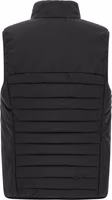 Black Polyester Sleeveless Jacket 2