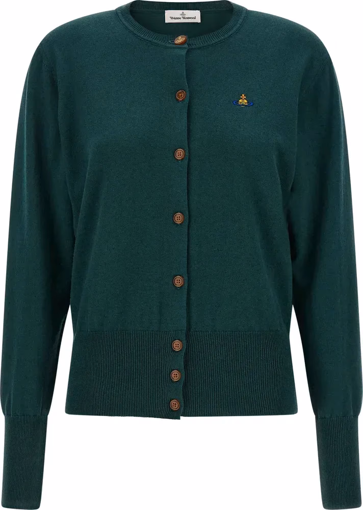 Bicolor Cotton Cardigan