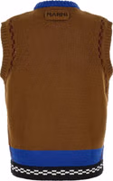 Multicolor Wool Sleeveles Sweater 2