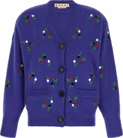 Blue Virgin Wool Cardigan 1