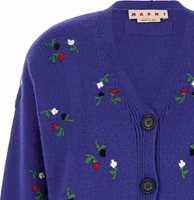 Blue Virgin Wool Cardigan 3