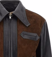 Black Calfskin Leather Jacket 3