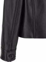 Black Calfskin Leather Jacket 4