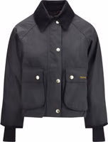 Black Cotton Full-Length Jacket 1