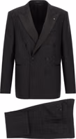 Black Virgin Wool Two-Piece Suit 1