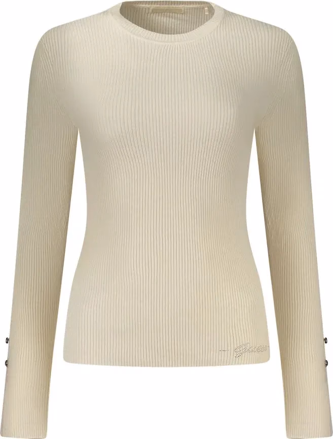 Bianco Viscose Women Sweater