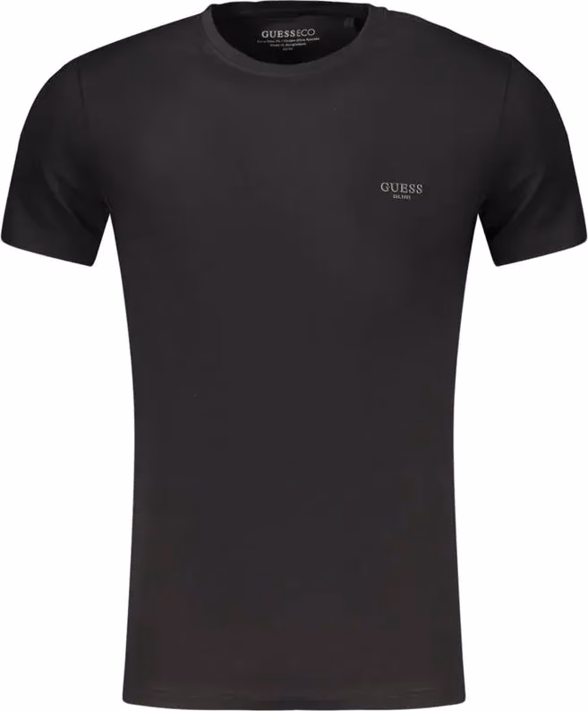 Black Cotton Mens T-Shirt