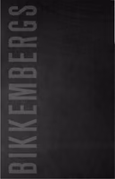 Black Cotton Men's Towel 1