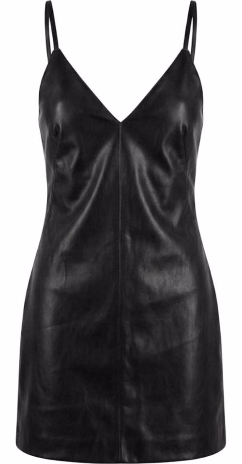 Black Polyester Women Dress
