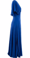 Blue Polyester Women Dress 2