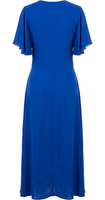 Blue Polyester Women Dress 3