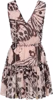 Pink Polyester Women Dress 3