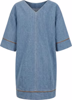 Blue Cotton Women Dress 2