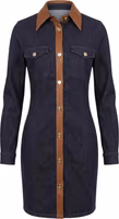 Blue Cotton Women Dress 1