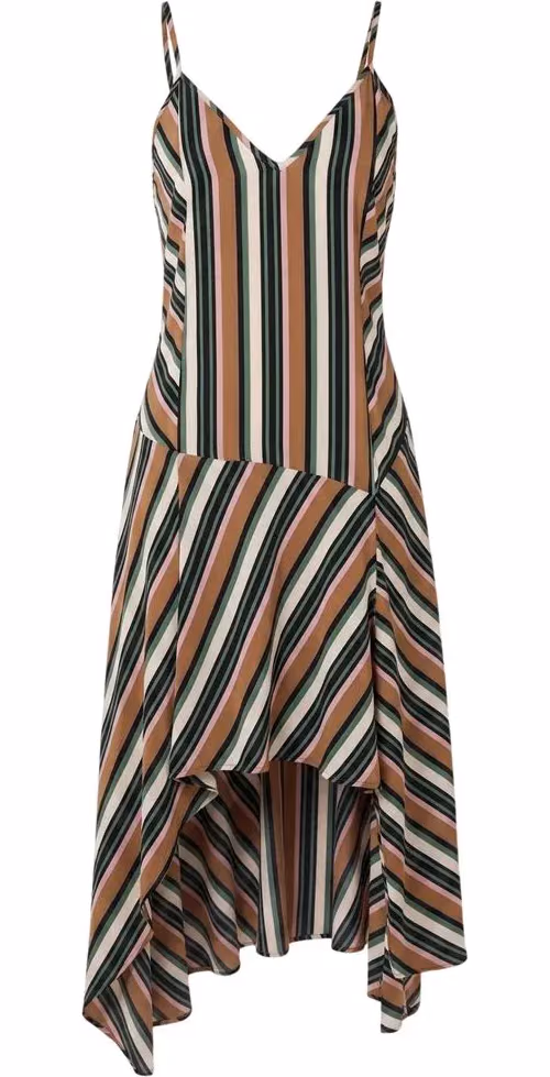 Brown Viscose Women Dress