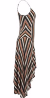 Brown Viscose Women Dress 2