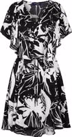 Black Polyester Women Dress 1