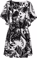 Black Polyester Women Dress 3