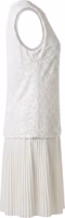 White Polyester Women Dress 2