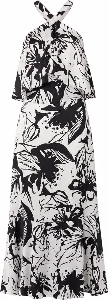Black Polyester Women Dress