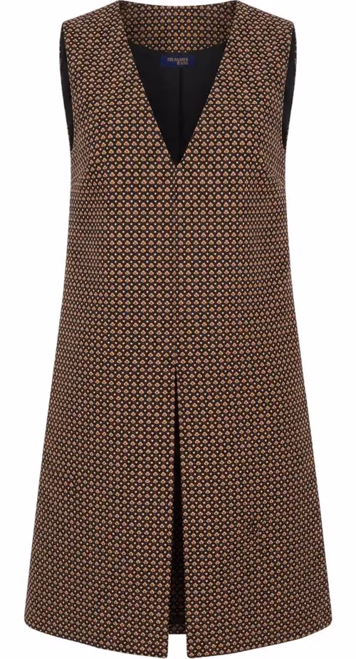 Beige Polyester Women Dress