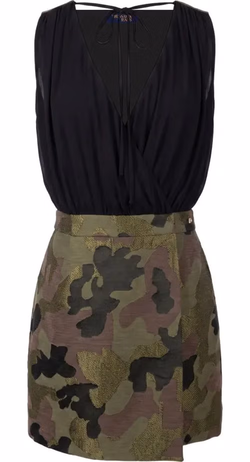 Black Cotton Women's Dress