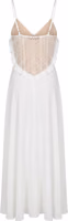 White Polyester Women Dress 2