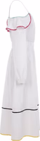 White Cotton Women Dress 2