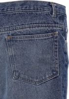 Blue Cotton Straight-Leg Jeans 4