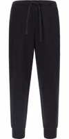 Black Cotton Joggers (Workout Pants) 1