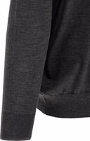 Gray Wool Polo Shirt 4