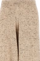 Beige Wool Athletic Pants 3